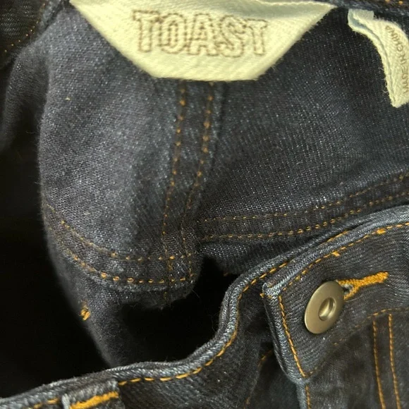 Toast twisted seam Japanese denim pants UK10 - Picture 6 of 7